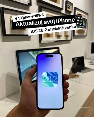🚨 iOS 26.2 JE VENKU! Nové funkce, vylepšení a změny, které musíš vidět 👀 👉 Swipe na druhý slide a zjisti víc! 💬 Napiš do...